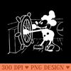 Mickey at the Helm - Steamboat Willie Tribute - Vector PNG Download - Good Value