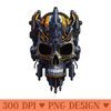 Mecha Skull S01 D44 - PNG Download Pack - Variety