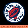 New England Football - Digital PNG Files - Variety