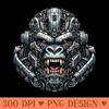 Mecha Apes S01 D74 - PNG Graphics - High Quality 300 DPI