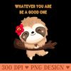 Cute Sloth Animals Lover - Digital PNG Download - Variety