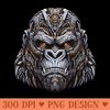 Mecha Apes S04 D54 - PNG Illustrations - High Quality 300 DPI