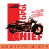 Vintage Bike Chief - Instant PNG Download - Customer Support