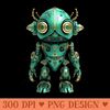 Steampunk Green Robot #2 - PNG Designs - Convenience