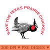 Save The Texas Prairie Chicken - Vector PNG Download - Variety