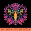 mecha owl robot illustration - Digital PNG Files - Customer Support