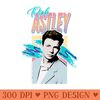 Rick Astley 80s Aesthetic Tribute Design - Download PNG Graphics - Convenience