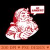 Retro Santa Claus Go Rangers - PNG Artwork - High Quality 300 DPI