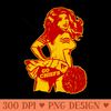 Retro Kansas City Cheerleader - PNG Designs - Good Value