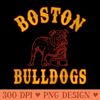 Defunct Boston Bulldogs Football Team - Sublimation PNG - Customer Support