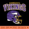 Vikings Football - PNG Artwork - Professional Design