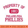 Property of Philadelphia Phillies - PNG Download - Customer Support