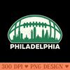 Philadelphia Football Skyline - Transparent PNG - Convenience
