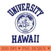 80s Vintage university Hawaii apparel - PNG Download - Variety