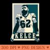 Jason Kelce Pop Art Style - Digital PNG Art - Variety