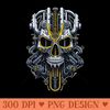 Mecha Skull S01 D45 - PNG Designs - Flexibility