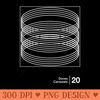Doves Minimalist Graphic Design Fan Artwork - PNG Printables - High Quality 300 DPI