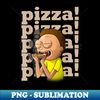 Rick and Morty Pizza Lover Morty - Exclusive PNG Sublimation Download