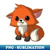 little fox chibi - Digital Sublimation Download File