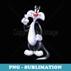 Looney Tunes Sylvester Airbrushed - Creative Sublimation PNG Download