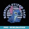 Disney Lilo & Stitch Resting Stitch Face - Premium Sublimation Digital Download