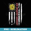 9th Infantry Regiment Veteran USA Flag Veterans Day Xmas - Instant PNG Sublimation Download