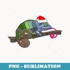 Santa Hat Chameleon Lizard Christmas T Funny Xmas s - High-Resolution PNG Sublimation File