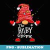 Baby Gnome - Xmas Family Matching Funny Christmas Gnomes - Instant PNG Sublimation Download