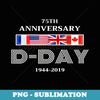 D-Day Normandy Landing 75th Anniversary - Exclusive Sublimation Digital File