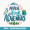 Made four adventure 4th Birthday Party camping kids 4 - Instant Sublimation Digital Download