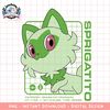 Pokemon  - Sprigatito Stats png, digital download, instant .png