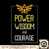 Legend Of Zelda Power, Wisdom And Courage Royal Crest Logo png, digital download, instant .jpg