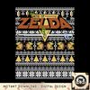 Nintendo Zelda 8-Bit Ugly Holiday Sweater Graphic png, digital download, instant png, digital download, instant .jpg