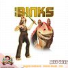 Star Wars Jar Jar Binks Combat Pose _ Big Head Background T-Shirt .jpg