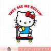 Hello Kitty Scooter Ride They See Me Rollin png, digital download, instant .jpg