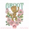 Marvel Guardians Of The Galaxy Groot Floral Dance Poster png, digital download, instant .jpg