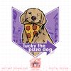Marvel Hawkeye Disney Plus Lucky The Pizza Dog Chevron png, digital download, instant .jpg