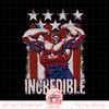 Marvel Hulk Incredible Stars and Stripes Graphic png, digital download, instant png, digital download, instant .jpg