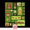Nintendo Legend Of Zelda Pixel Collage Graphic png, digital download, instant png, digital download, instant .jpg