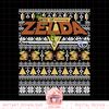 Nintendo Zelda 8-Bit Ugly Holiday Sweater Graphic png, digital download, instant png, digital download, instant .jpg