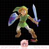 Nintendo Zelda A Link Between Worlds Painted Graphic png, digital download, instant png, digital download, instant .jpg