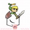 Nintendo Zelda Classic Cute Link Faux Pocket Art png, digital download, instant png, digital download, instant .jpg