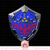 Nintendo Zelda Hylian Shield Color Vintage Graphic png, digital download, instant png, digital download, instant .jpg