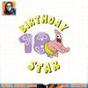 Nickelodeon SpongeBob SquarePants Patrick Star 18th Birthday png, digital download, instant .jpg