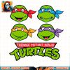 Teenage Mutant Ninja Turtles 16-Bit Turtle Heads png, digital download, instant .jpg