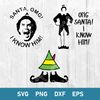 Buddy the Elf Bundle Svg, Buddy Elf Christmas Svg, Santa Omg I Know Him Svg, Png Dxf Eps Instant Download.jpg