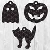 Halloween Earrings Bundle Svg, Halloween Earrings Svg, Cat Svg, Pumpkin Svg, Ghost Svg, Png Dxf File.jpg