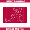 Alabama Crimson Tide Svg, Alabama logo svg, Alabama Crimson Tide University, NCAA Svg, Ncaa Teams Svg (75).png