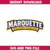 Marquette Golden Eagles Svg, Marquette Golden Eagles logo svg, Marquette Golden Eagles University svg, NCAA Svg (8).png