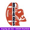 Chicago bears Palyer Football Svg, Chicago Bears Svg, NFL Svg, Png Dxf Eps Digital File.jpeg